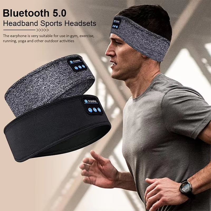 Original Wireless Bluetooth Headset Sport Sleep Headband 5.0 Earbuds Eye Mask Fone Bluetooth Earphones Wireless Headphones