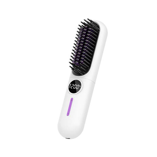 Electric Hot Comb Multifunctional Straight Hair Straightener Comb Negative Ion Anti-Scalding Styling Tool Straightening Brush